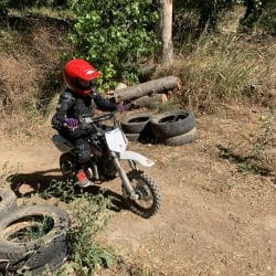 Séance de moto cross séjour enfants Hérault