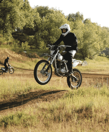 Séance moto en colonie dans l'Hérault-Occitanie